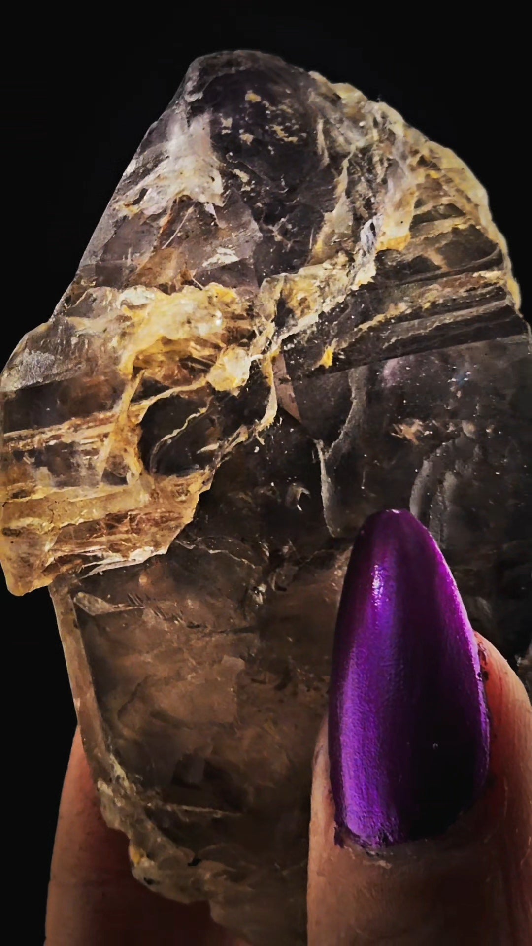 Amethyst Smoky Elestial Magic from Mondo Tangerine