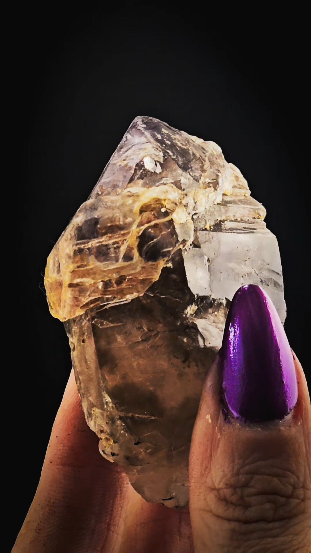 Amethyst Smoky Elestial Magic from Mondo Tangerine