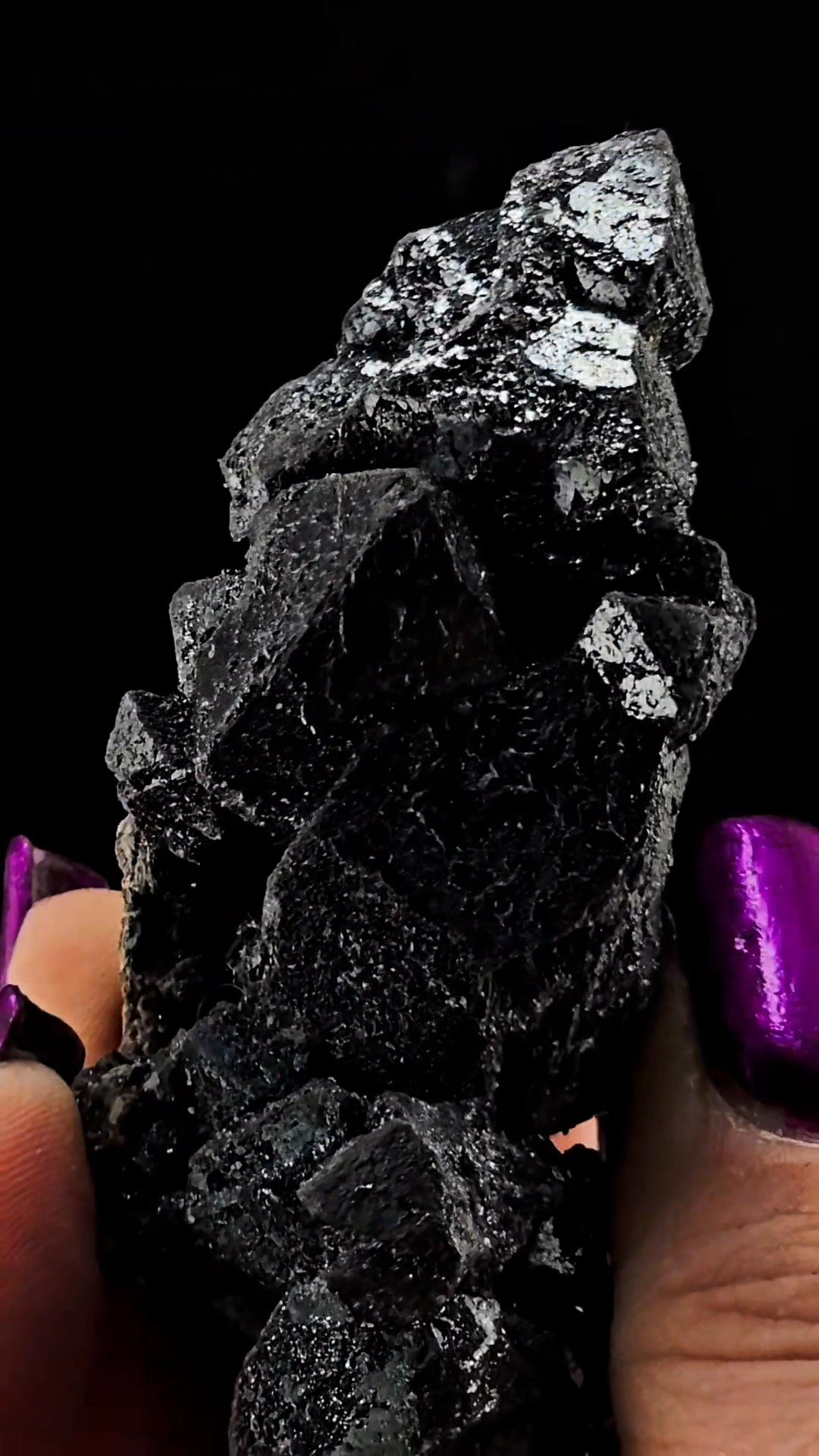 Martite - Hematite After Magnatite from the Payun Volcano