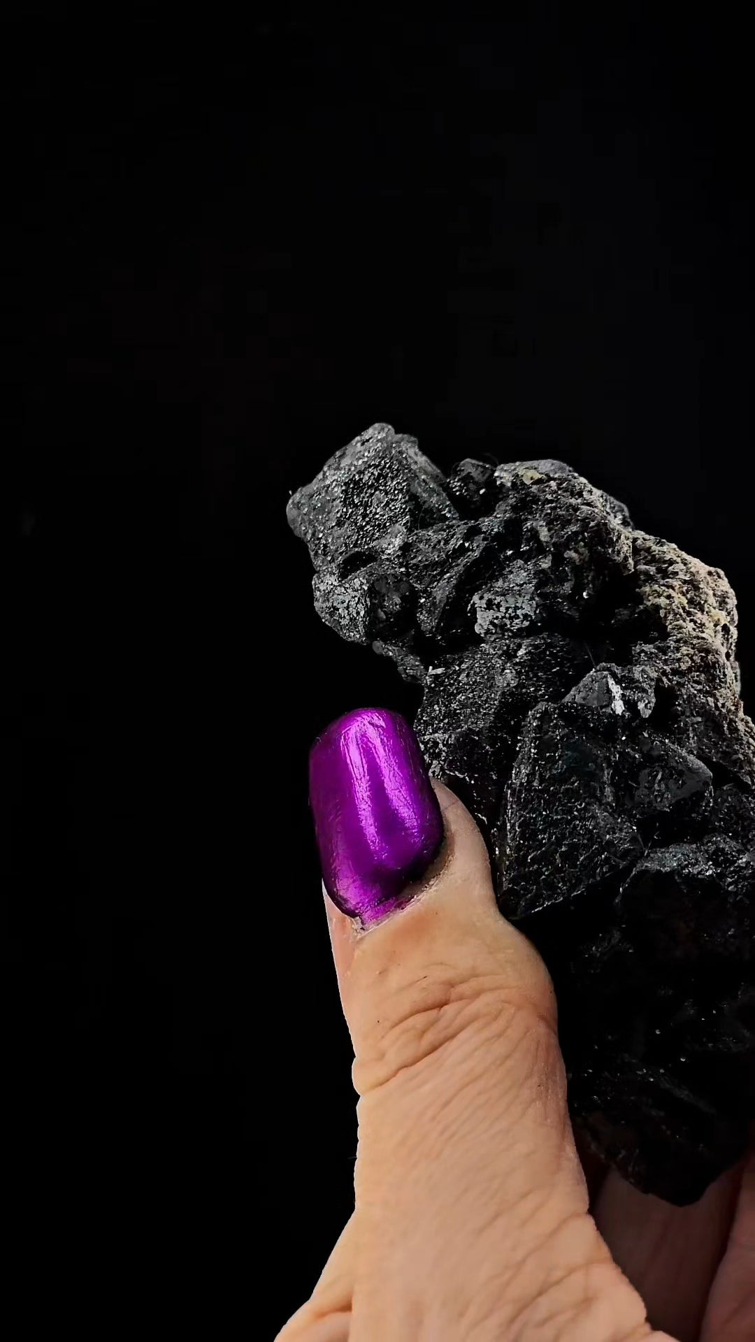 Martite - Hematite After Magnatite from the Payun Volcano