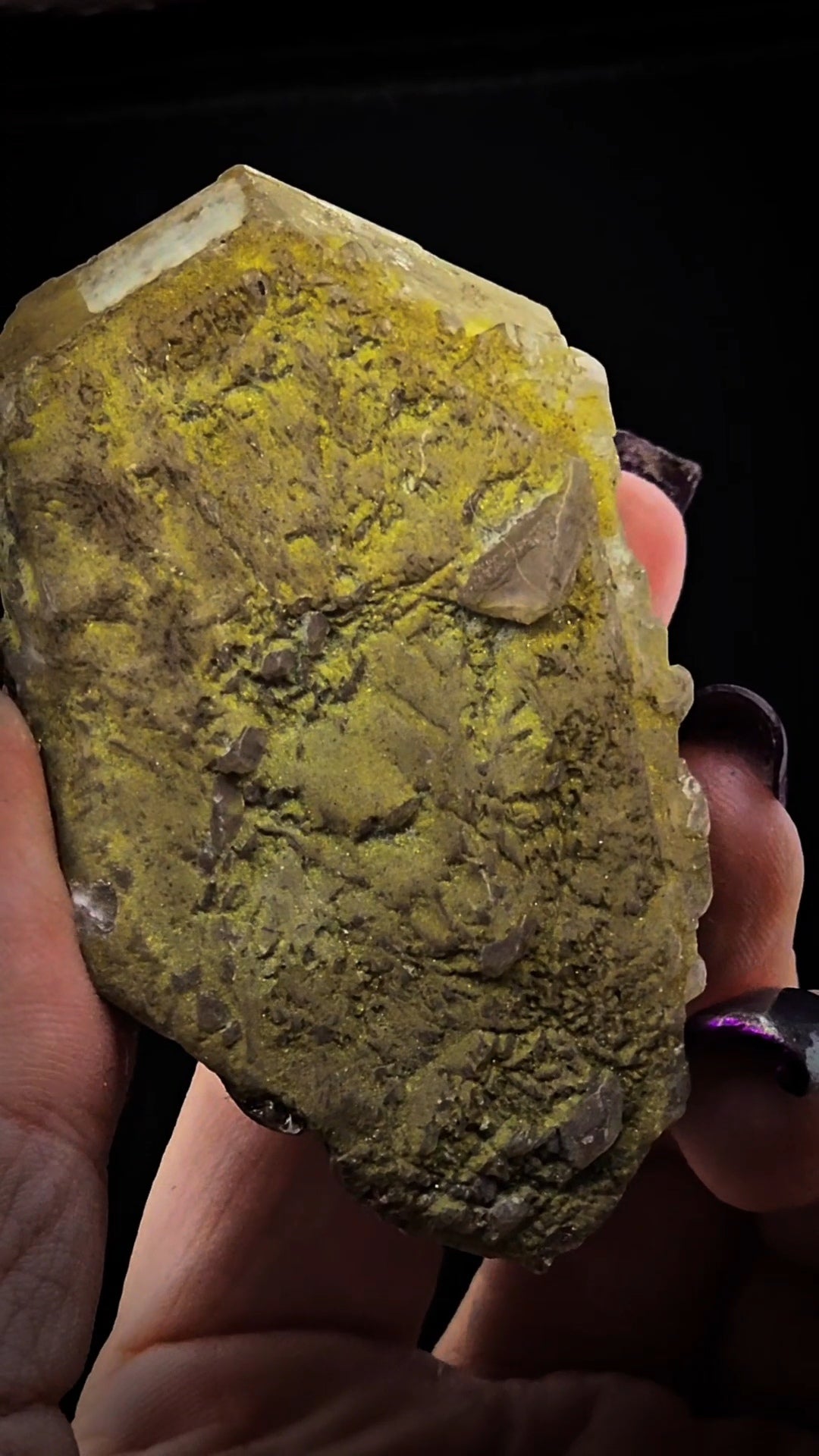 Messina Quartz with Malachite Overcoat