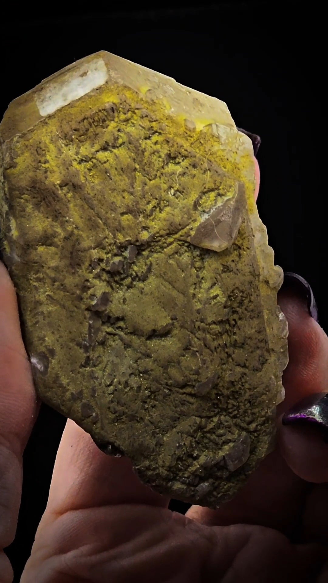 Messina Quartz with Malachite Overcoat