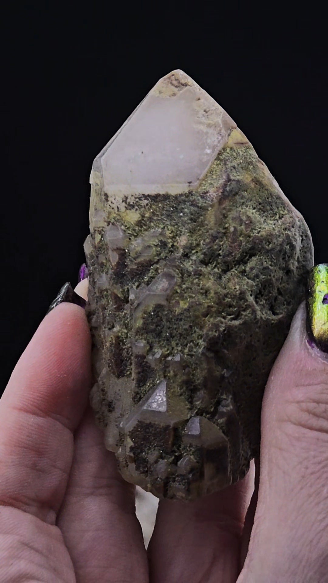 Messina Quartz with Malachite Overcoat