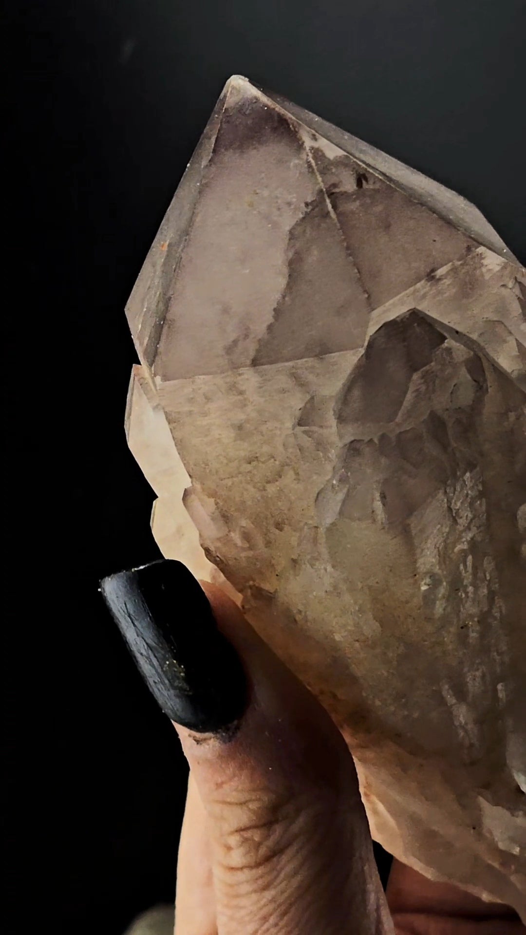 Purple Tipped Cactus Quartz from South America