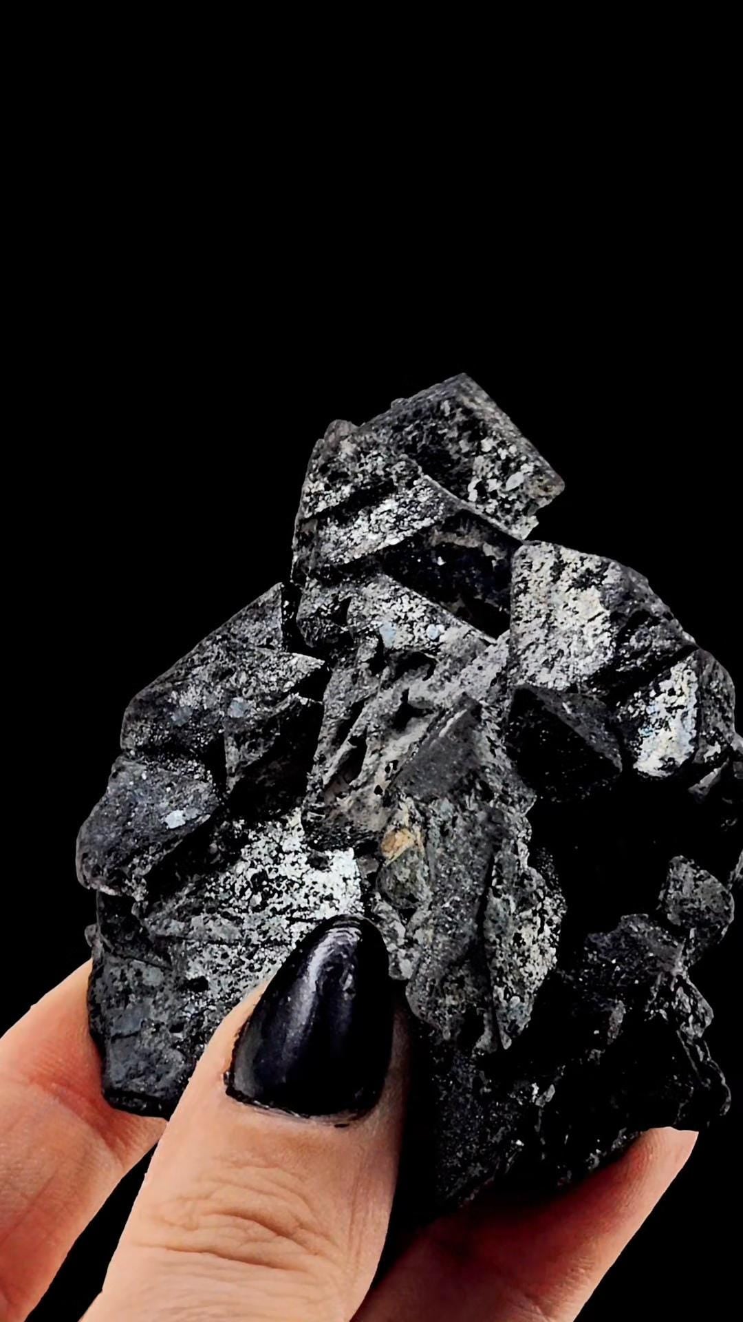 MARTITE Hematite After Magnetite from Payun Volcano in Argentina