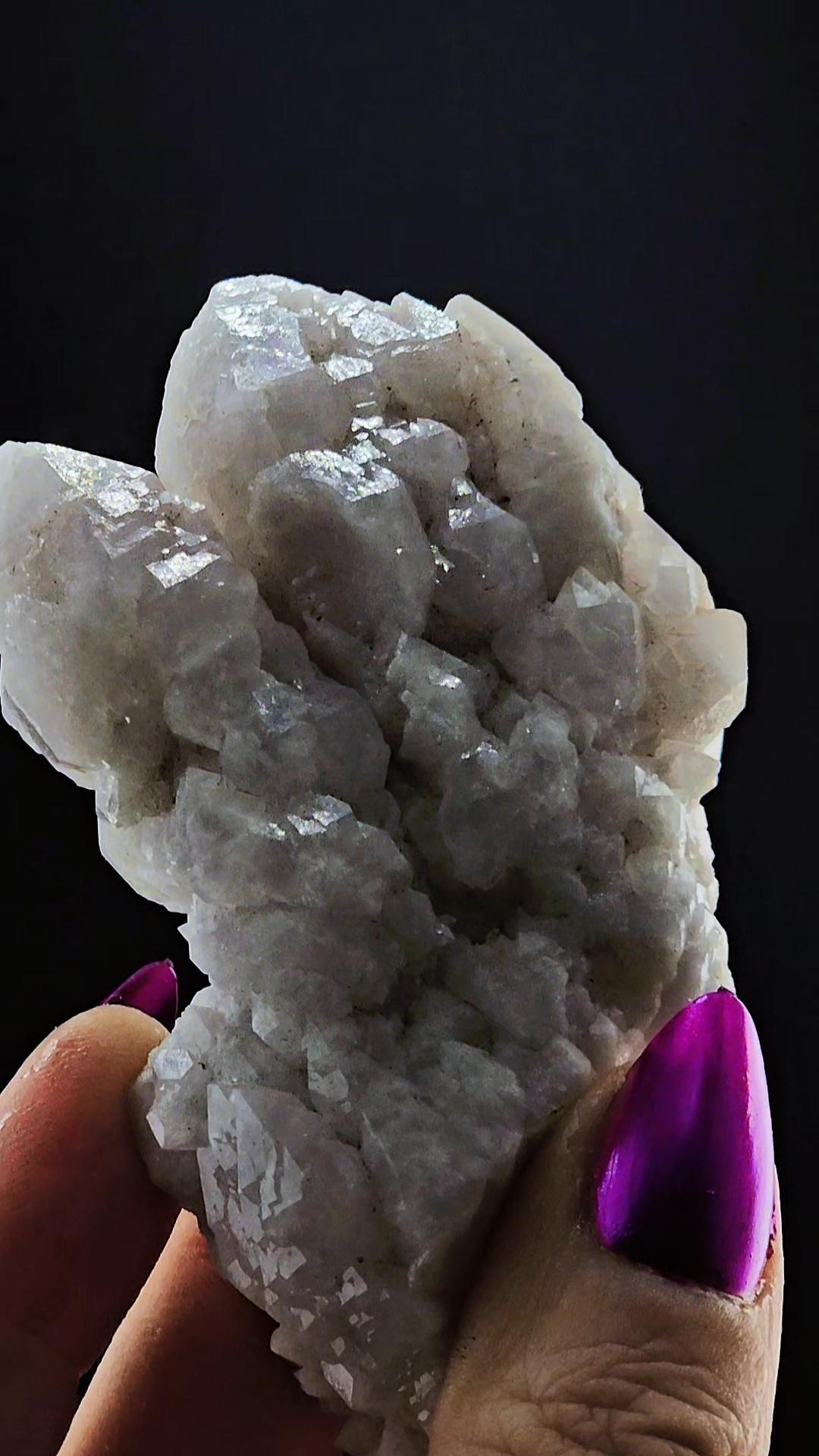 Pseudomorph Quartz After Calcite from Huanzala Peru Pink Quartz