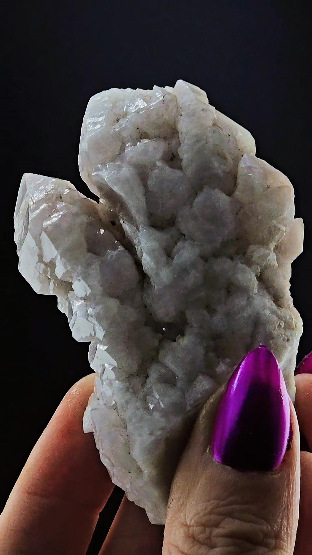 Pseudomorph Quartz After Calcite from Huanzala Peru Pink Quartz