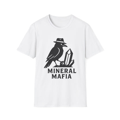 Mineral Mafia Unisex Softstyle T-Shirt - Trendy Graphic Tee for Rock Collectors & Nature Lovers