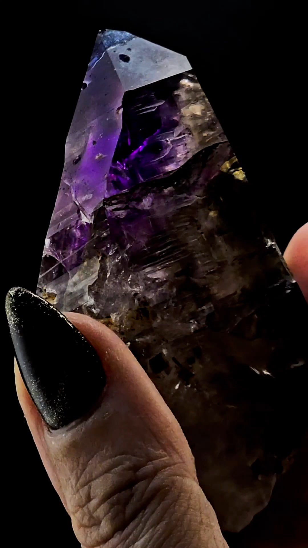 Little Ones Claim Smoky Amethyst Goboboseb Semi Scepter