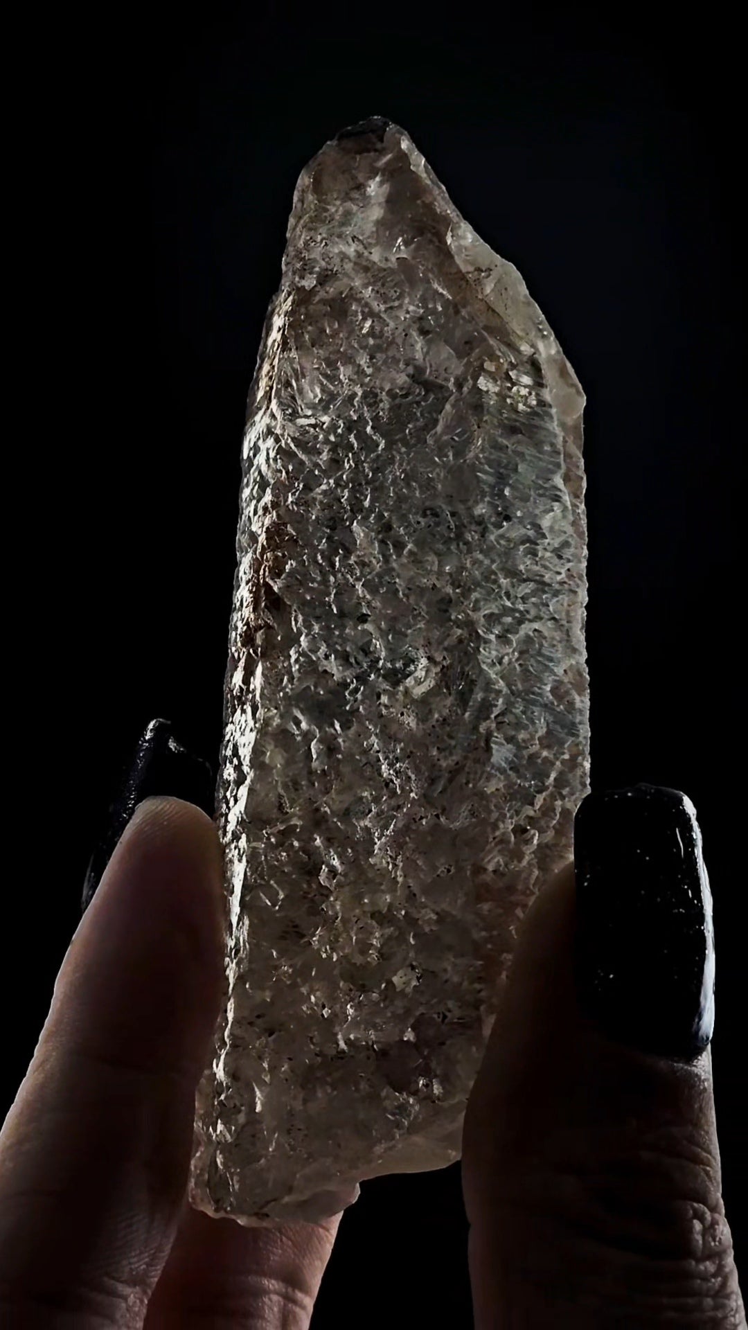 Ancient Sage Etched Muzoesque Point from Para Brazil