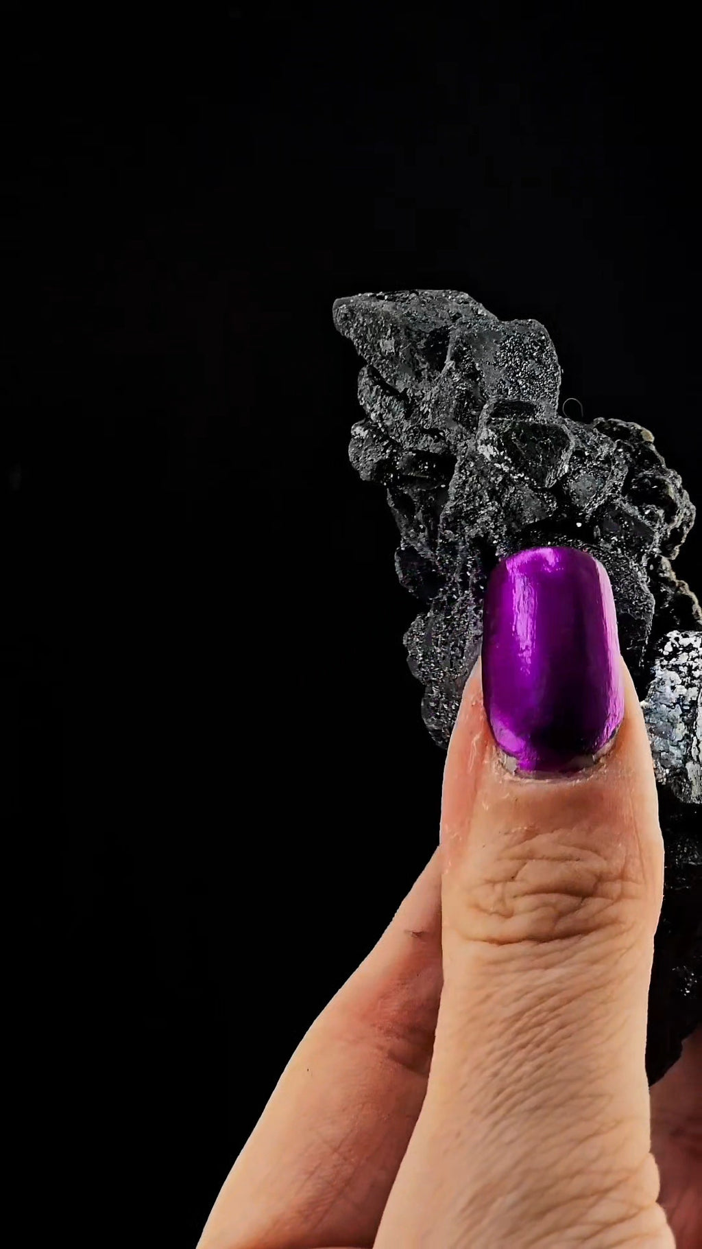 Martite - Hematite After Magnatite from the Payun Volcano