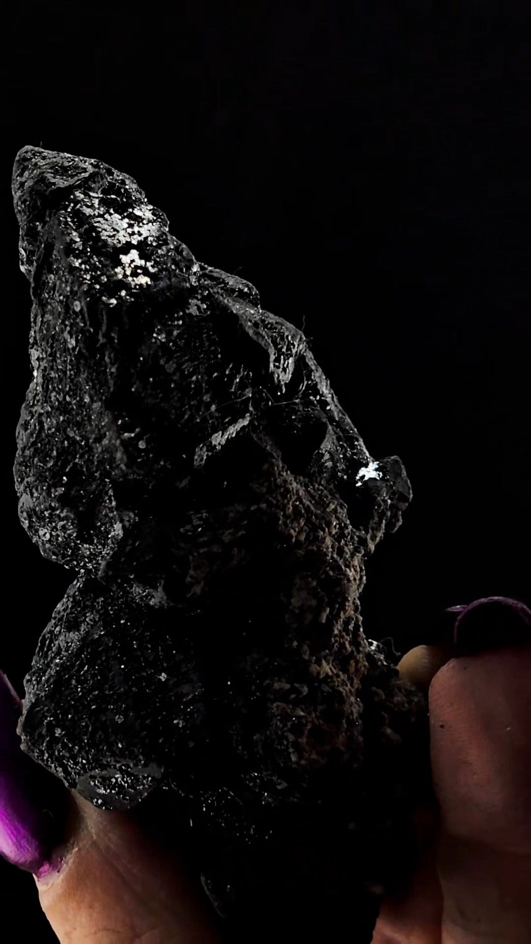 Martite - Hematite After Magnatite from the Payun Volcano