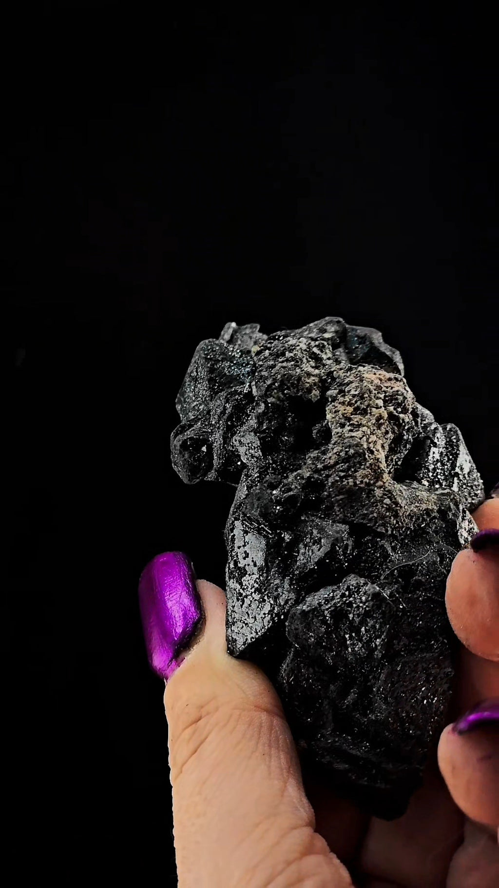 Martite - Hematite After Magnatite from the Payun Volcano