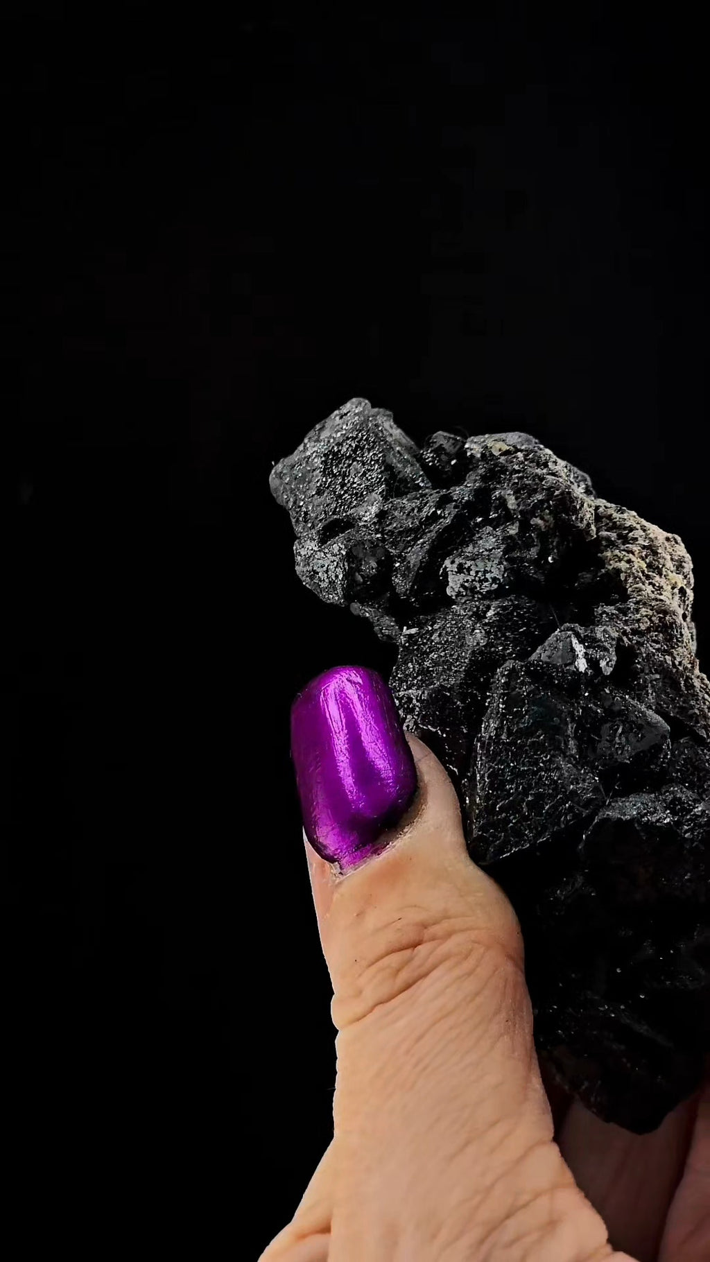 Martite - Hematite After Magnatite from the Payun Volcano