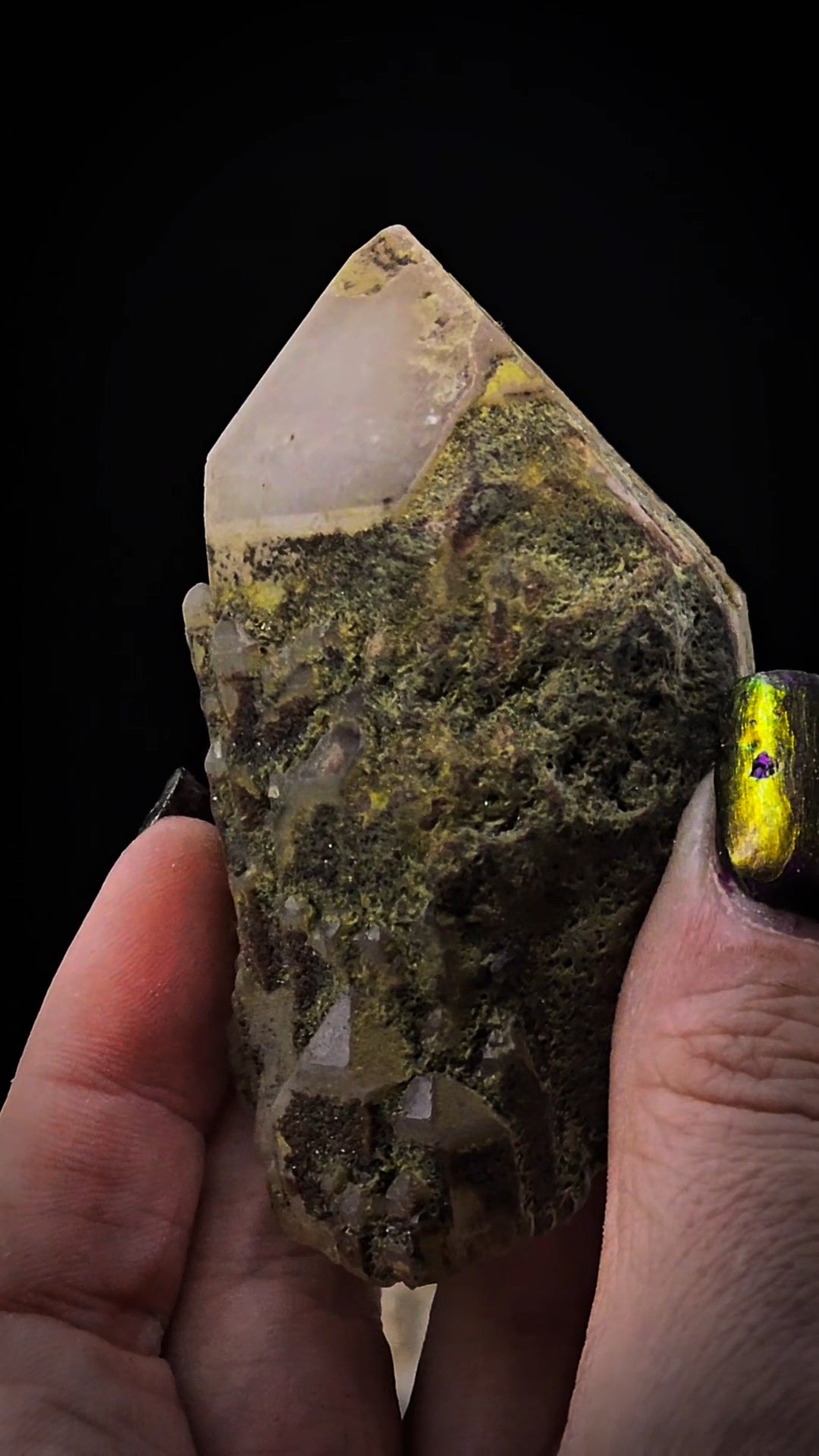 Messina Quartz with Malachite Overcoat