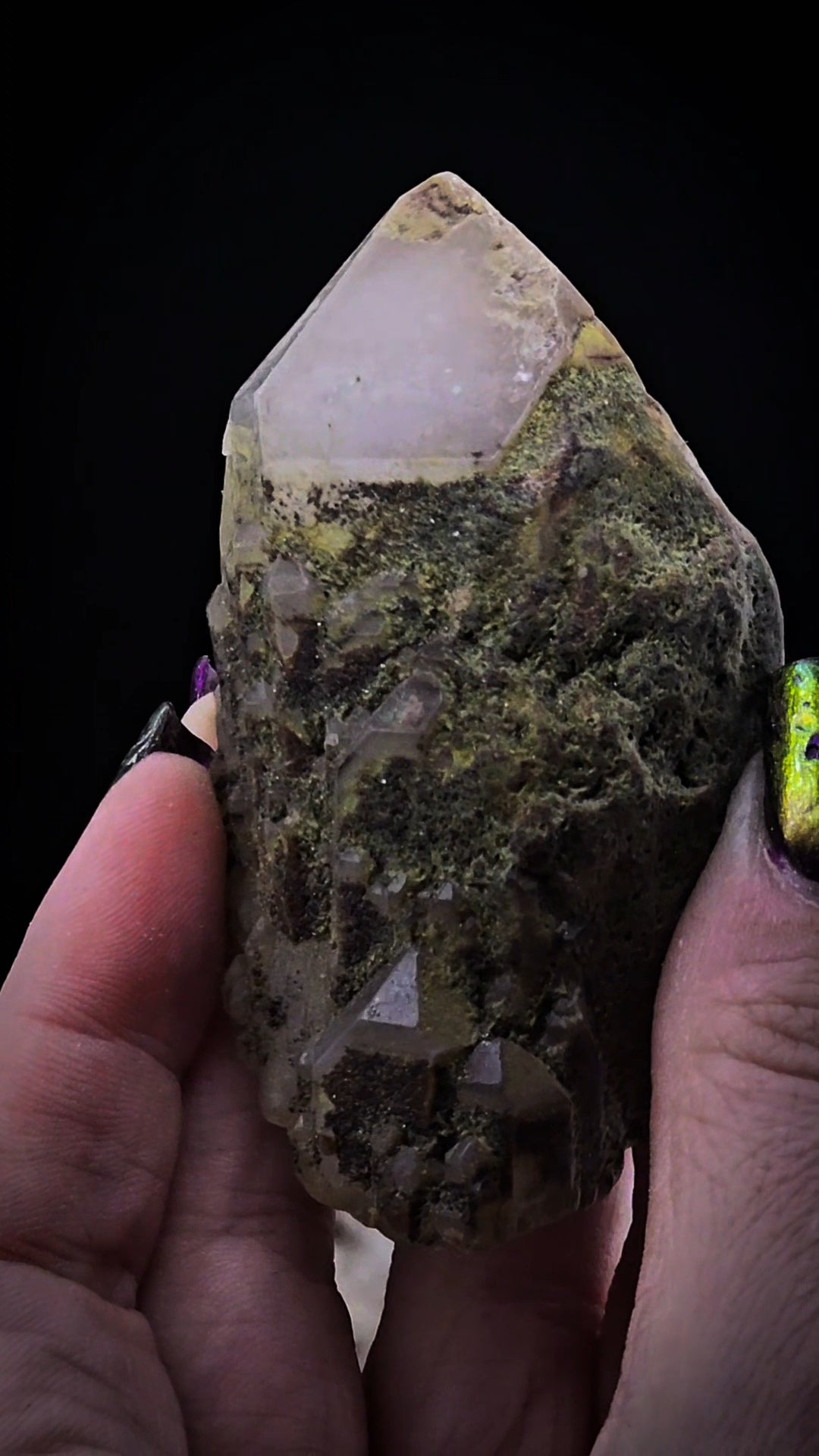 Messina Quartz with Malachite Overcoat