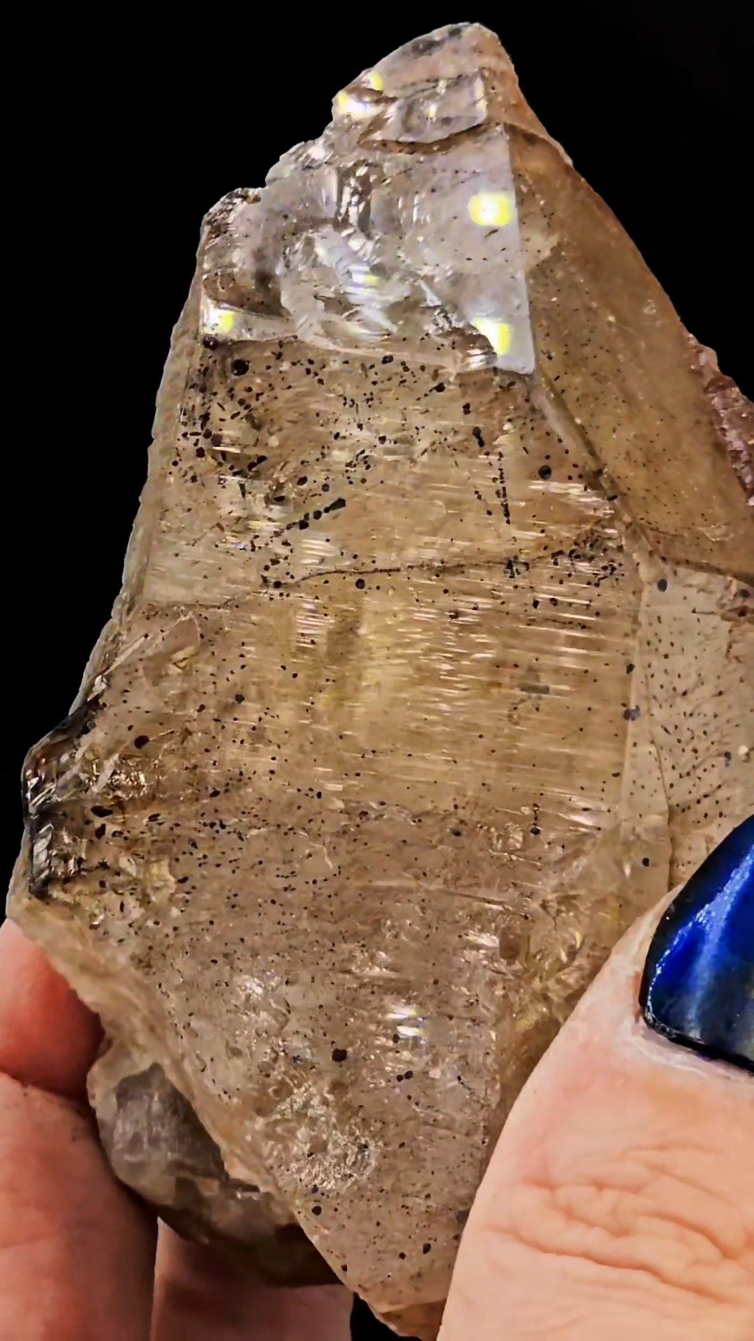 Mondo Magic From Tanzania Painter Style Hematite Flecks