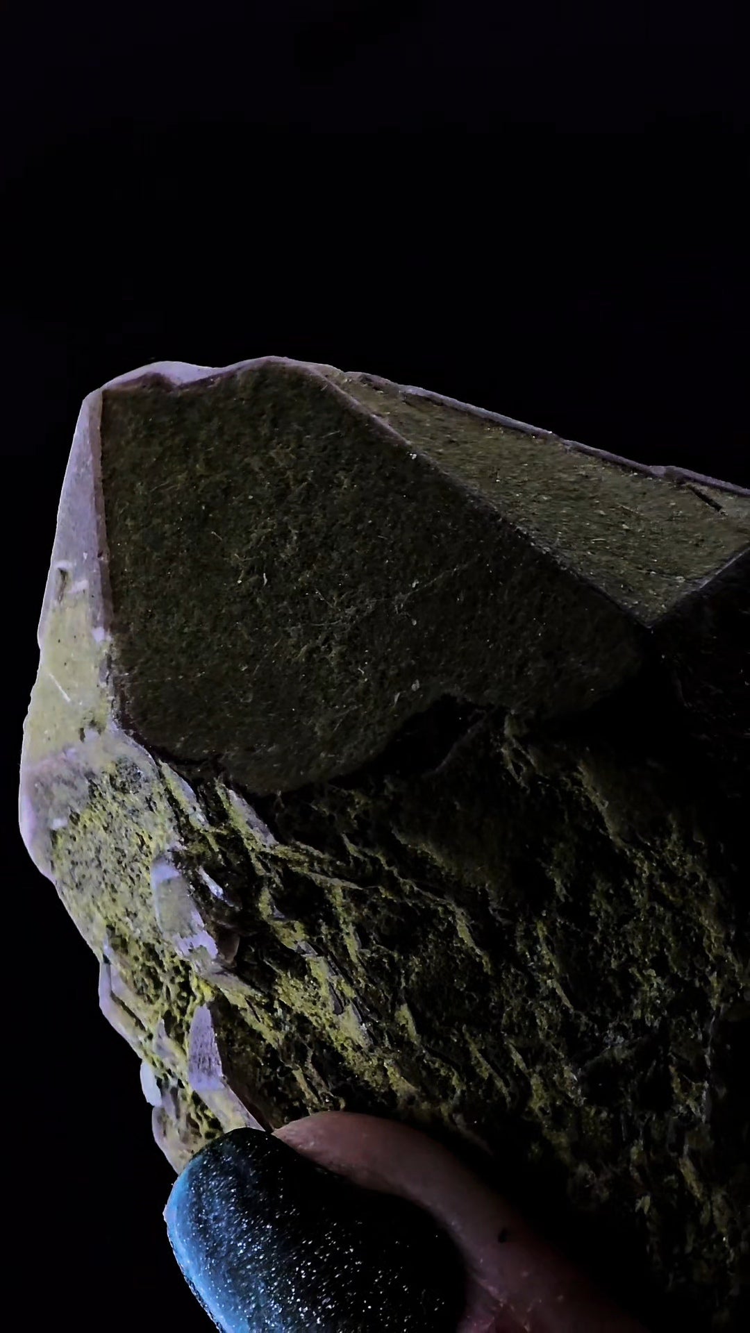 Malachite Coated Messina Quartz from South Africa