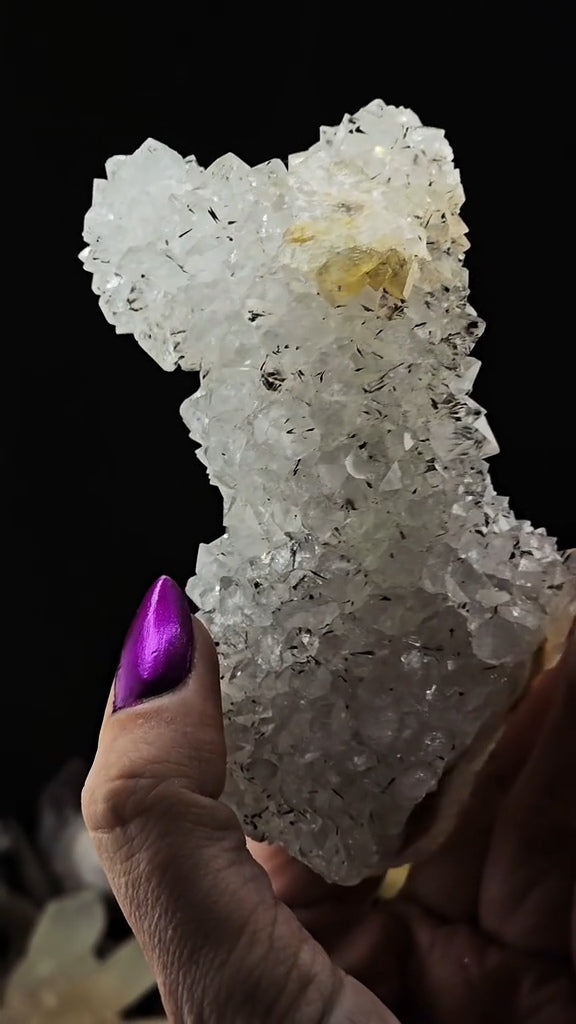 Tantric Twin Points Spirit Quartz
