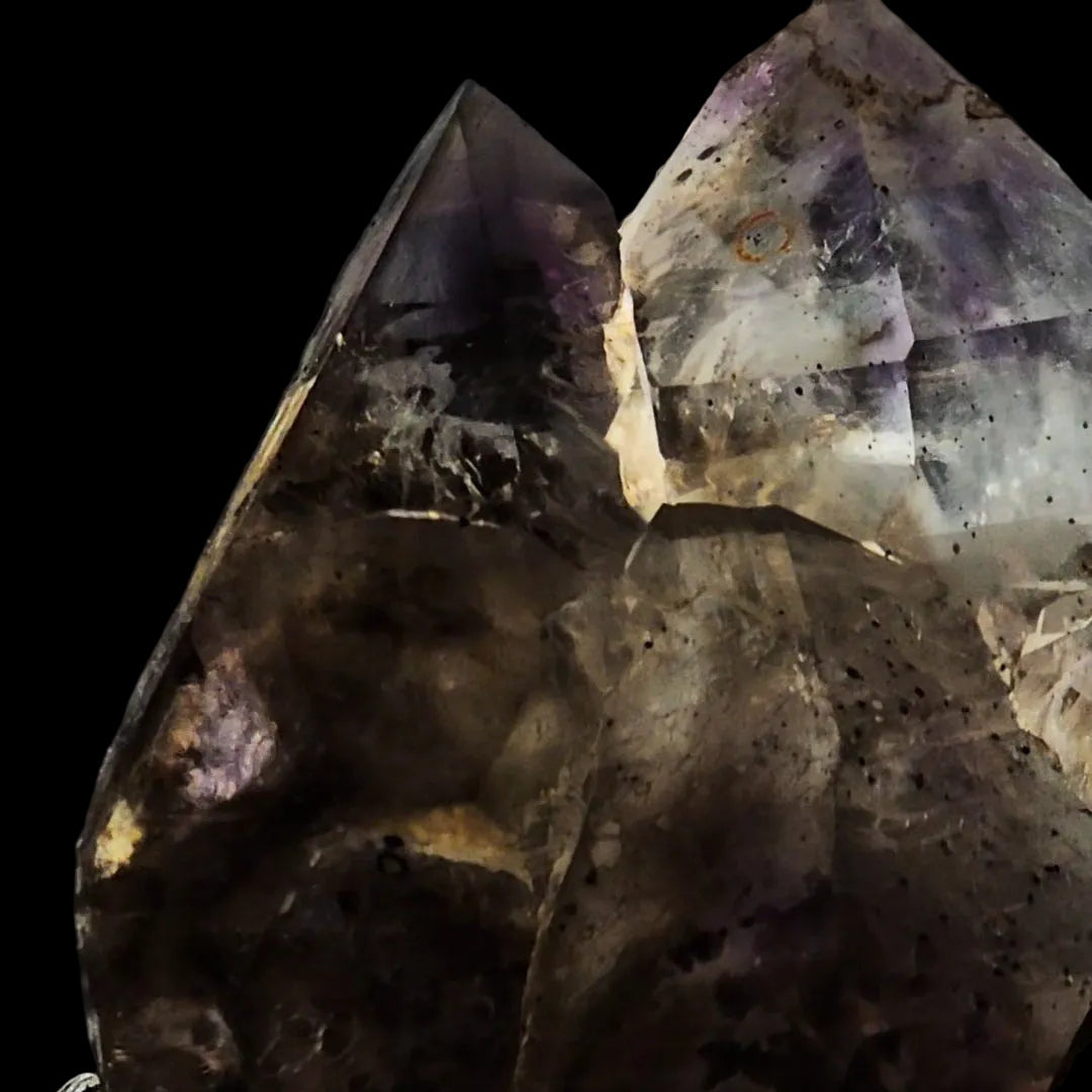 Big Elestial Smoky Amethyst from Little Ones Claim