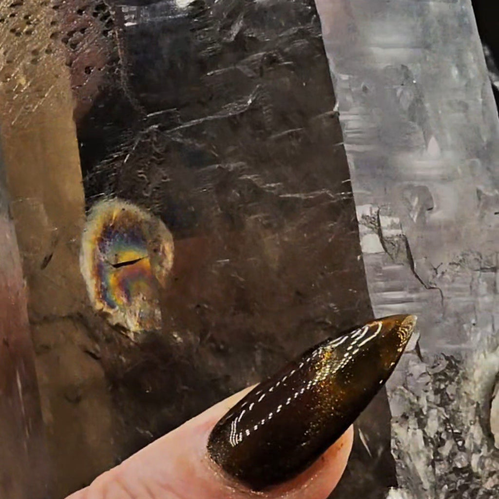 Etched Cap Starbrary Smoky Point with wild inclusions in the cap!