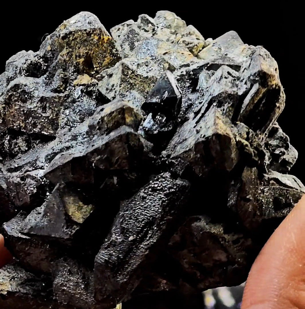 Martite Cluster Hematite After Magnatite from Payun Volcano Argentina