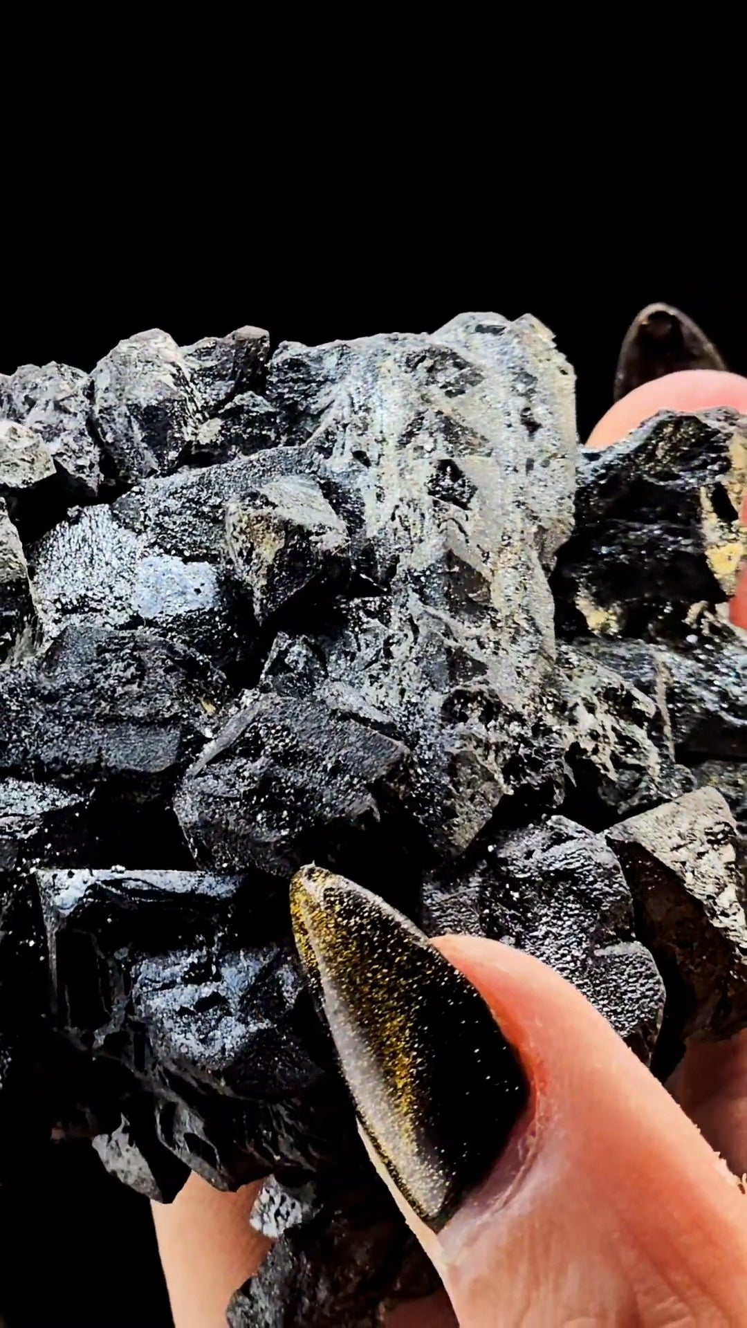 Martite Cluster Hematite After Magnatite from Payun Volcano Argentina