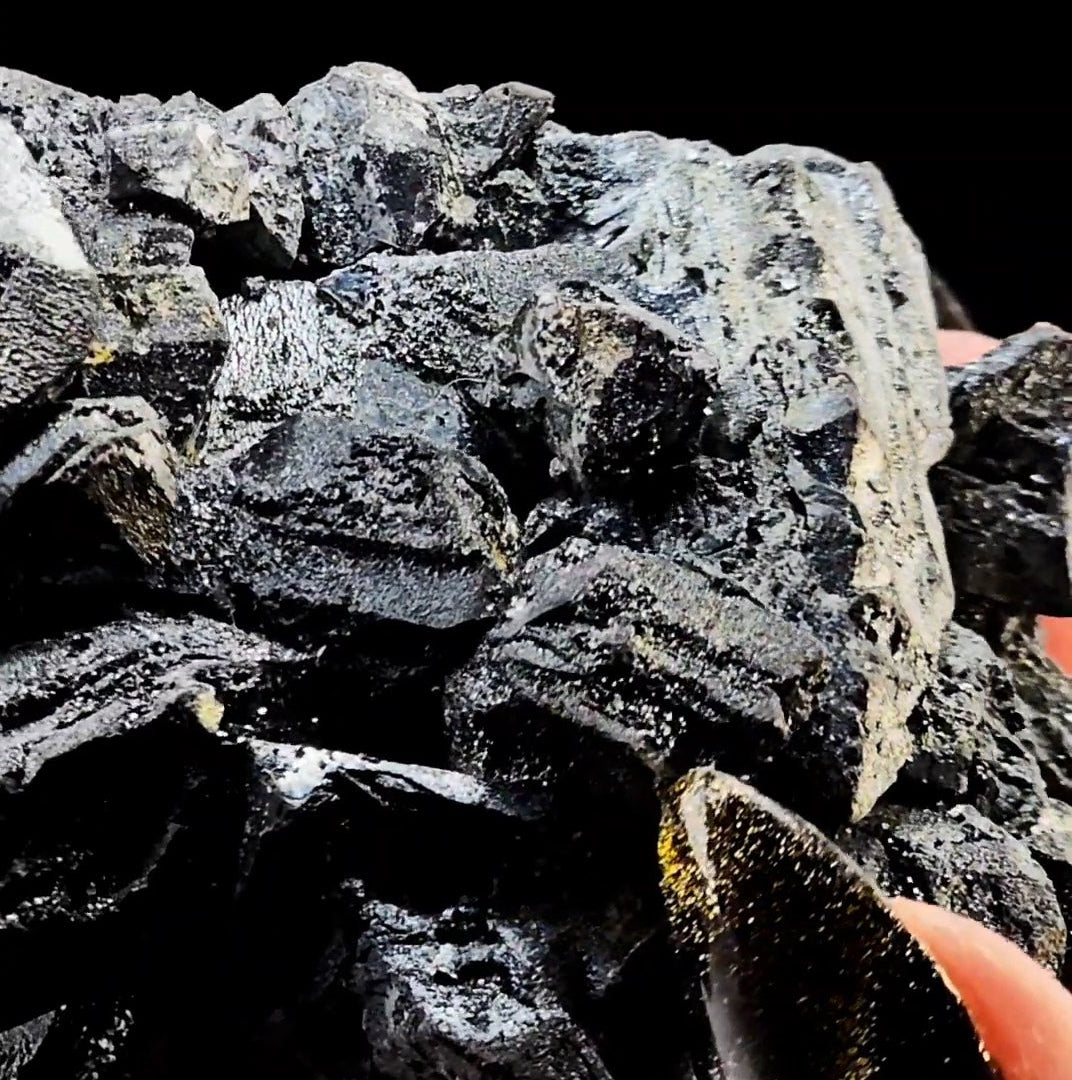 Martite Cluster Hematite After Magnatite from Payun Volcano Argentina