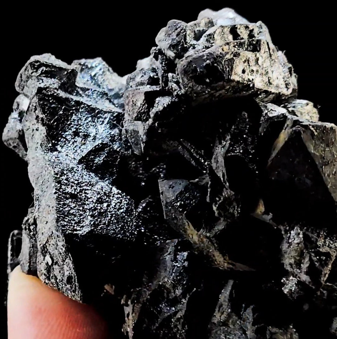 Martite Cluster Hematite After Magnatite from Payun Volcano Argentina