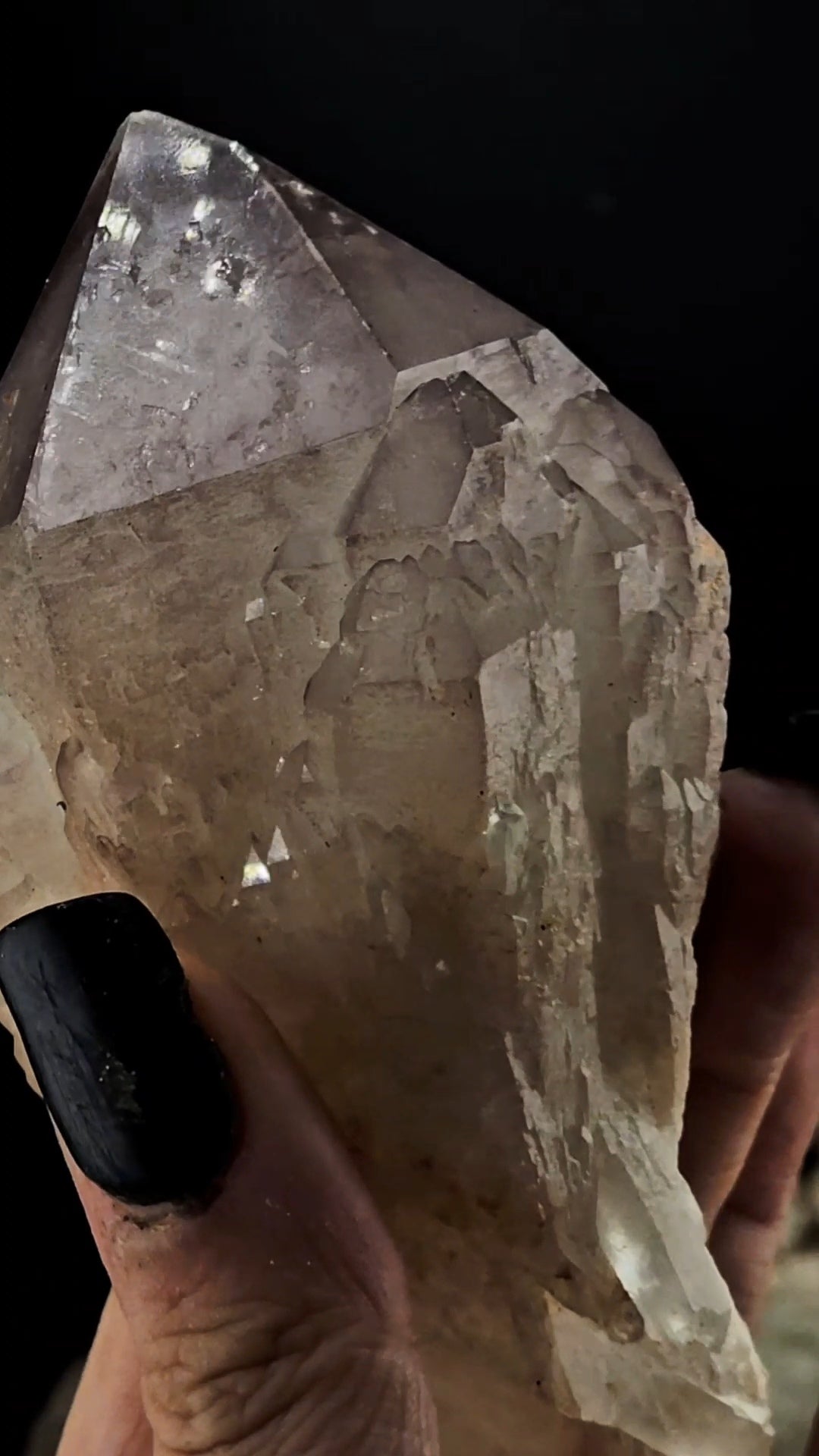 Purple Tipped Cactus Quartz from South America