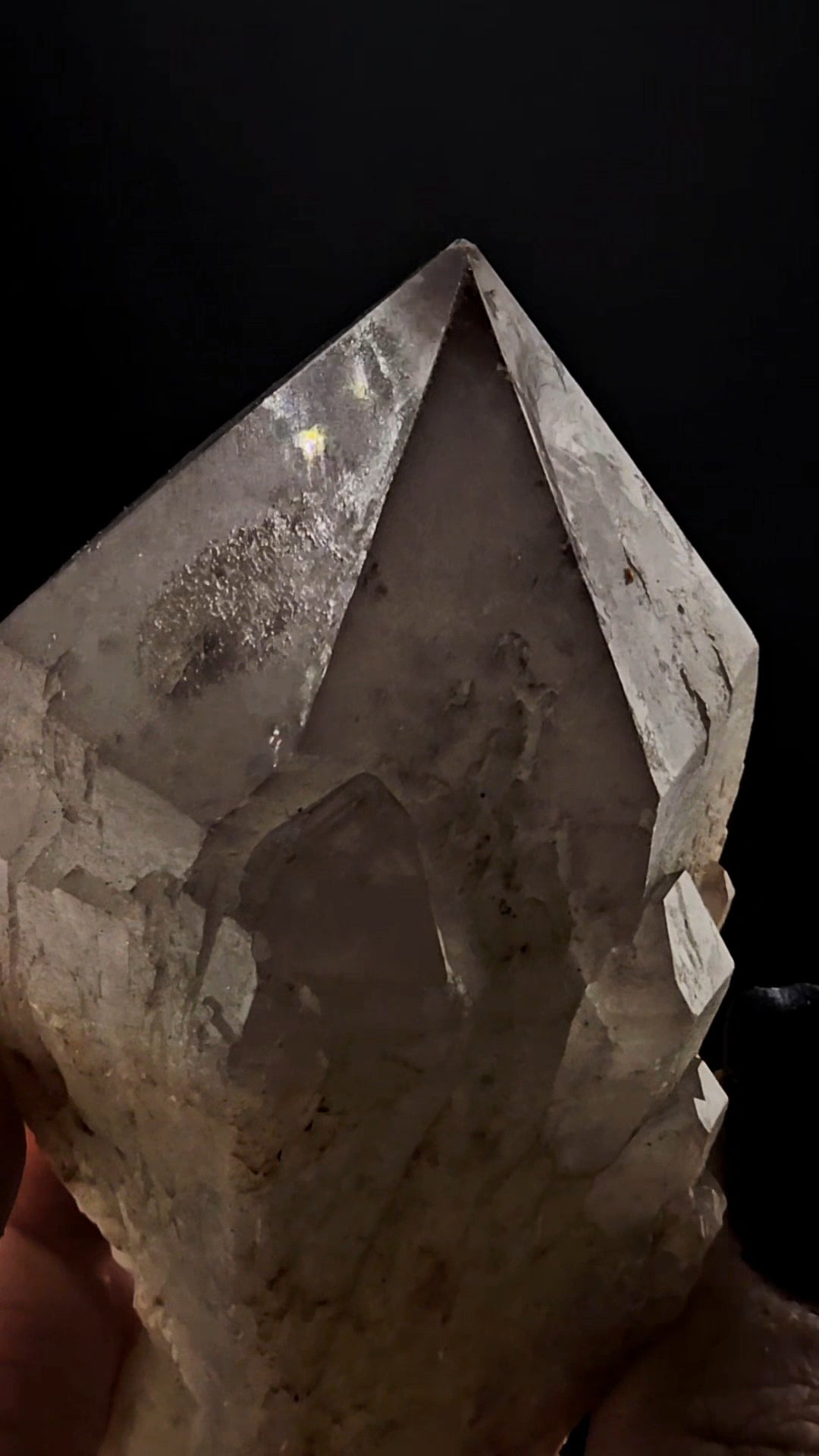 Purple Tipped Cactus Quartz from South America