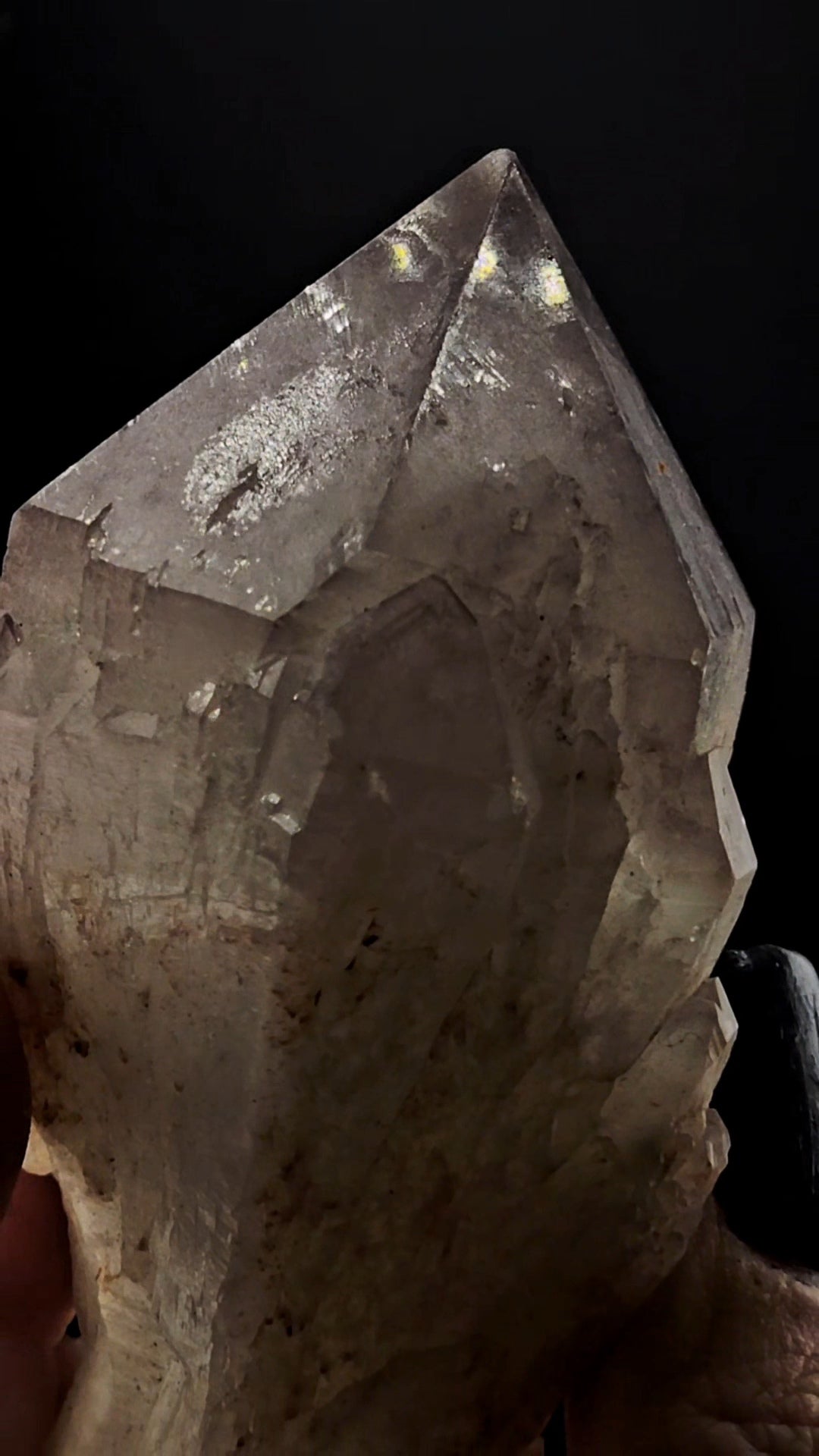 Purple Tipped Cactus Quartz from South America