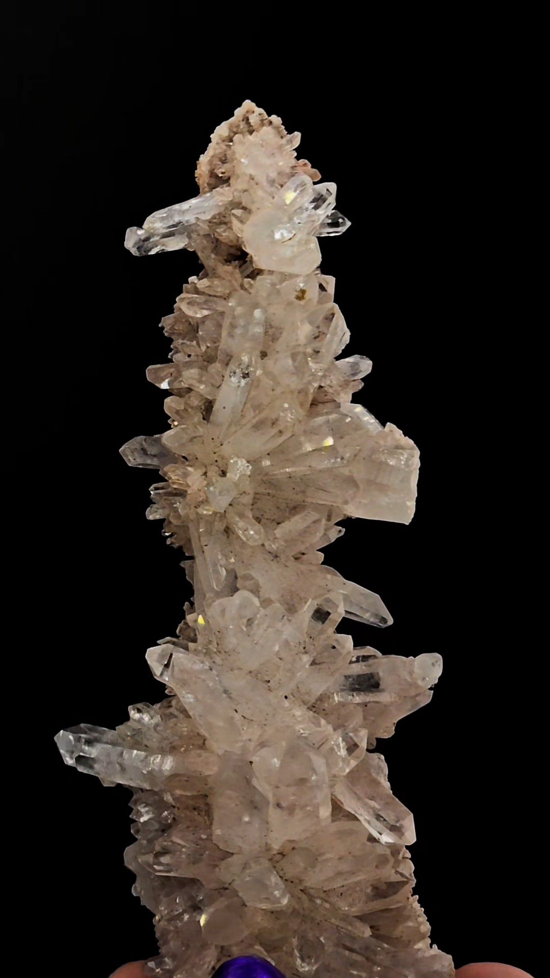 Stalactite Like Pink Colombian Cluster from Santander. Unusual!