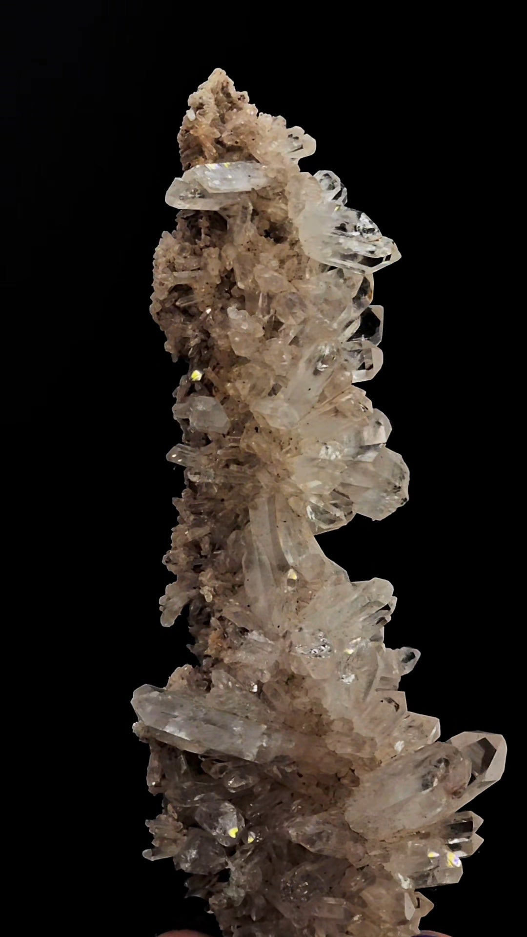 Stalactite Like Pink Colombian Cluster from Santander. Unusual!