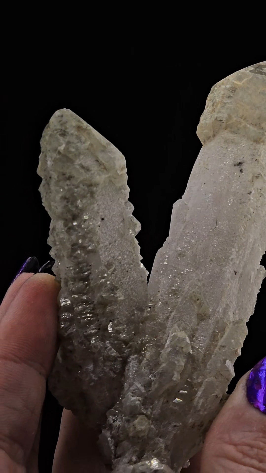 Stunning Inner Mongolian Twin Quartz Scepter – Dragonscale Formation!