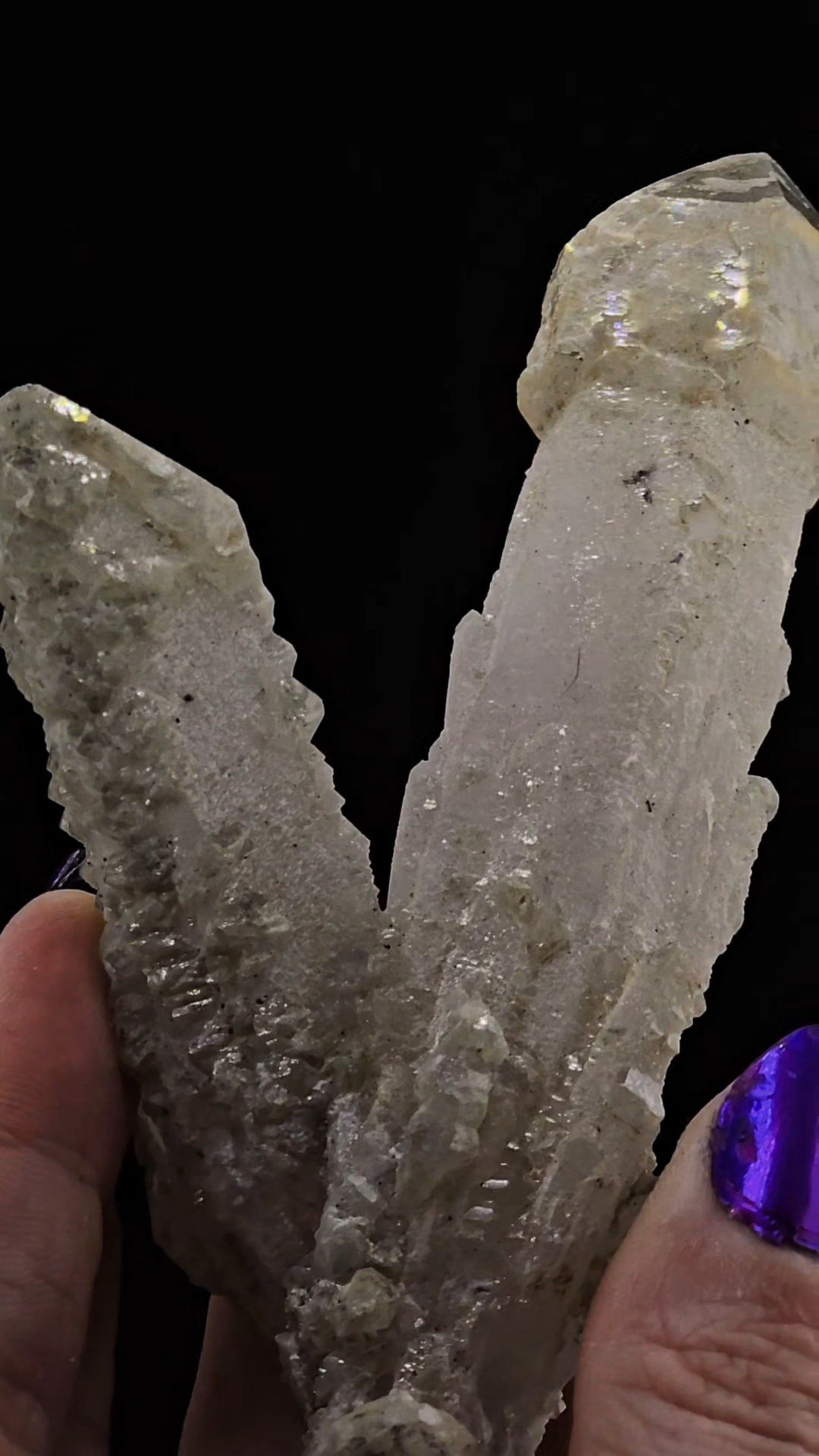 Stunning Inner Mongolian Twin Quartz Scepter – Dragonscale Formation!
