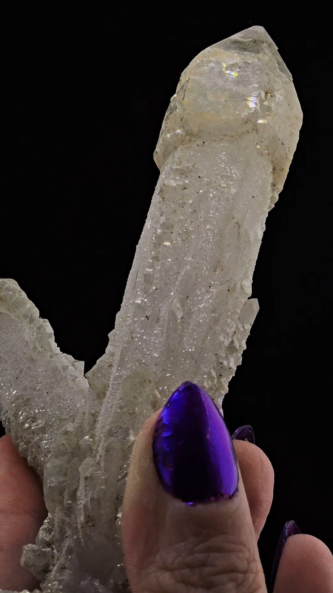 Stunning Inner Mongolian Twin Quartz Scepter – Dragonscale Formation!