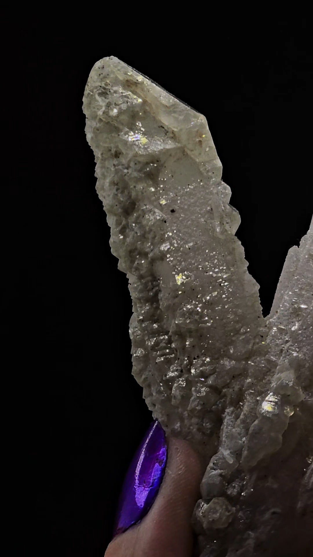 Stunning Inner Mongolian Twin Quartz Scepter – Dragonscale Formation!