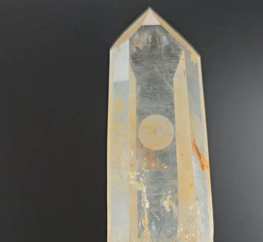 Small Blue Smoke Point Colombia with Cookeite Santander Lemurian