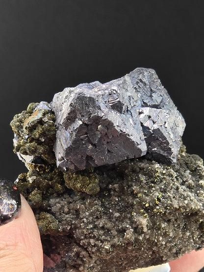 Cabinet-Sized Octahedral Galena | Raw Unpolished Specimen | Three-Terminated Natural Galena | Collector’s Mineral & Display Piece