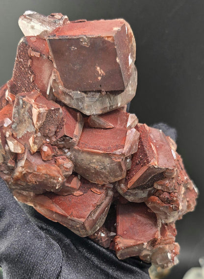 Chocolate Calcite with Rare Goethite Inclusions! Big Specimen over 500 grams!