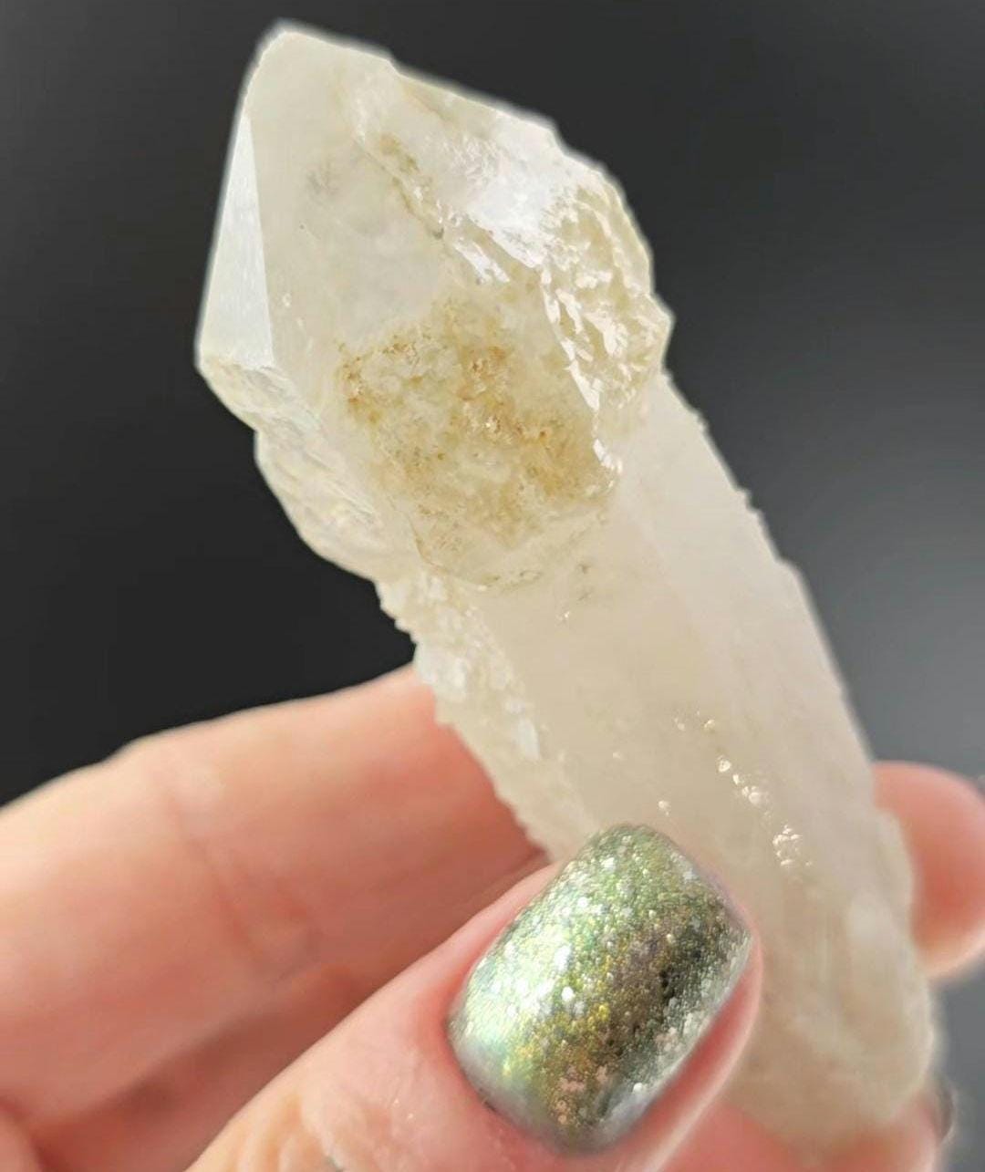 Baby Natural Dragon Quartz Point Old Stock Inner Mongokia Scepter