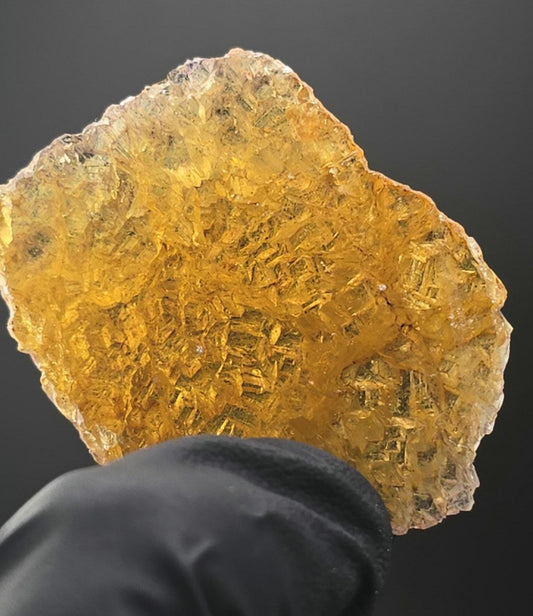 Stepped Yellow Fluorite | Small Piece | Focus | Sacral Chakra | Hunan China