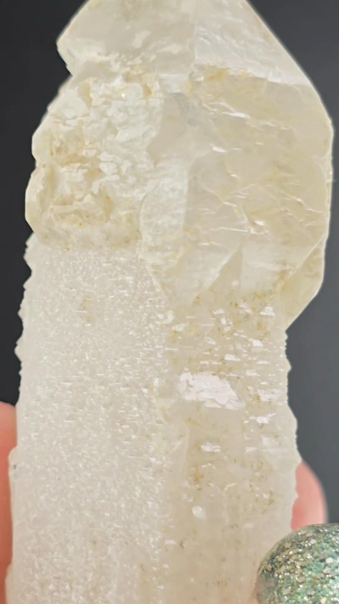 Baby Natural Dragon Quartz Point Old Stock Inner Mongokia Scepter