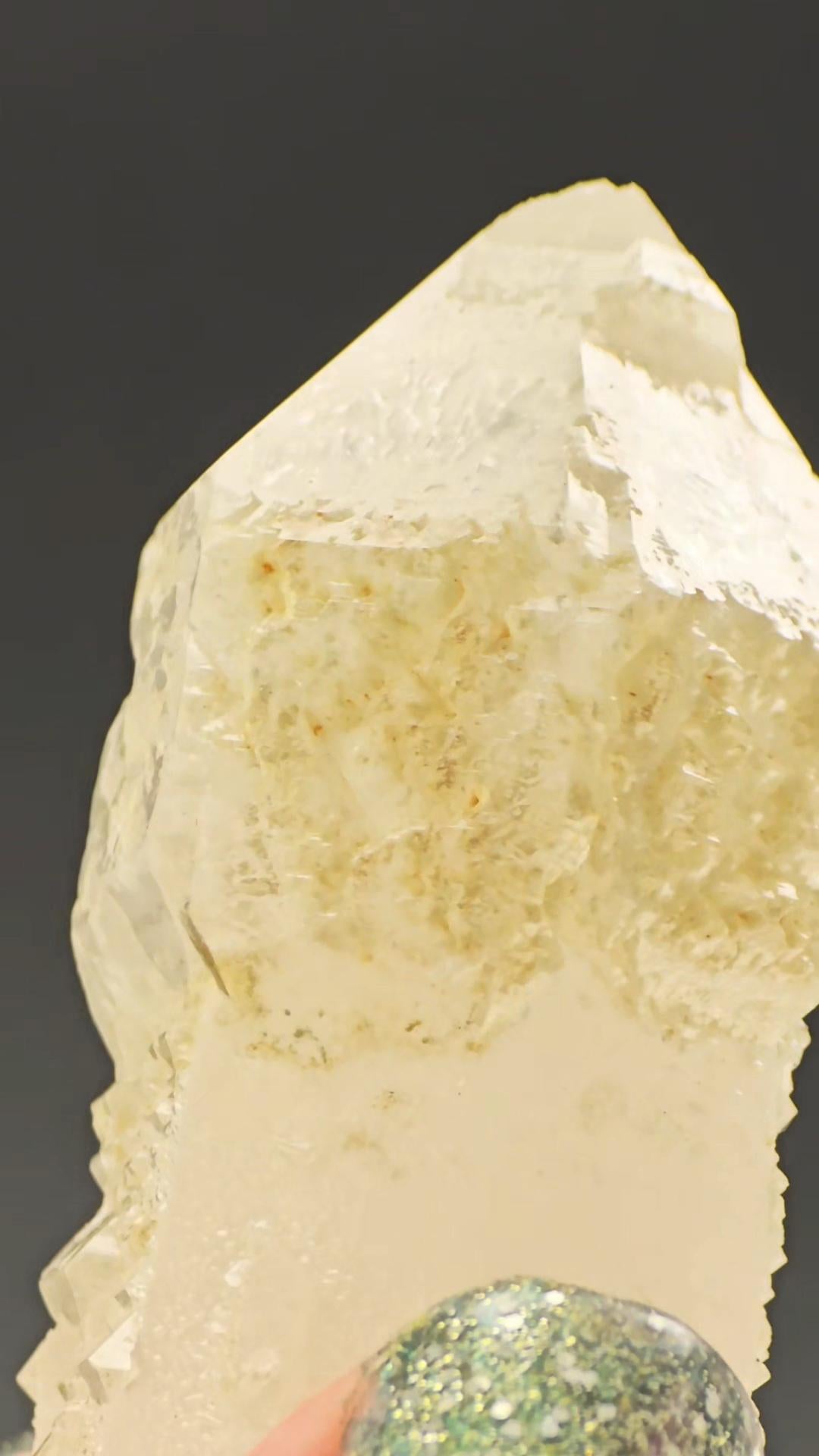 Baby Natural Dragon Quartz Point Old Stock Inner Mongokia Scepter