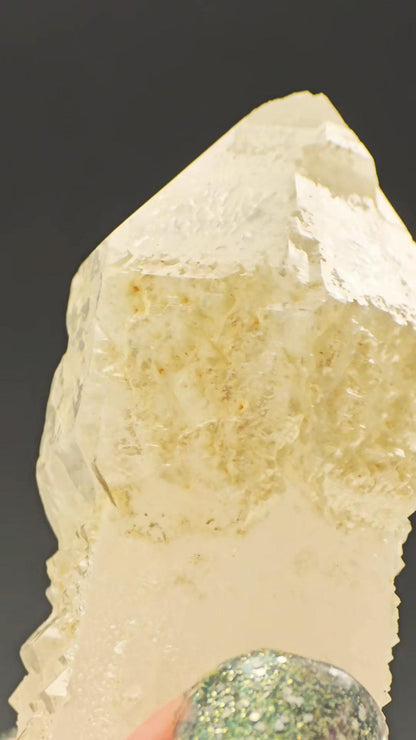 Baby Natural Dragon Quartz Point Old Stock Inner Mongokia Scepter