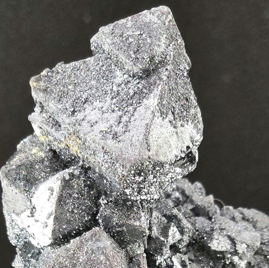 Rare Martite from Payún Volcano, Argentina | Octahedral Hematite Pseudomorph | Natural Collector’s Mineral | High-Luster Metallic Crystal