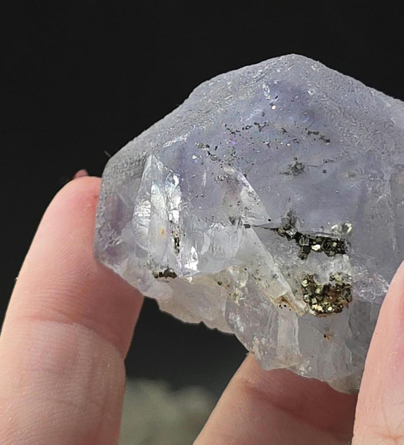 Naica Fluorite | Pyrite Included | Manifestation Crystal | Chihuahua México