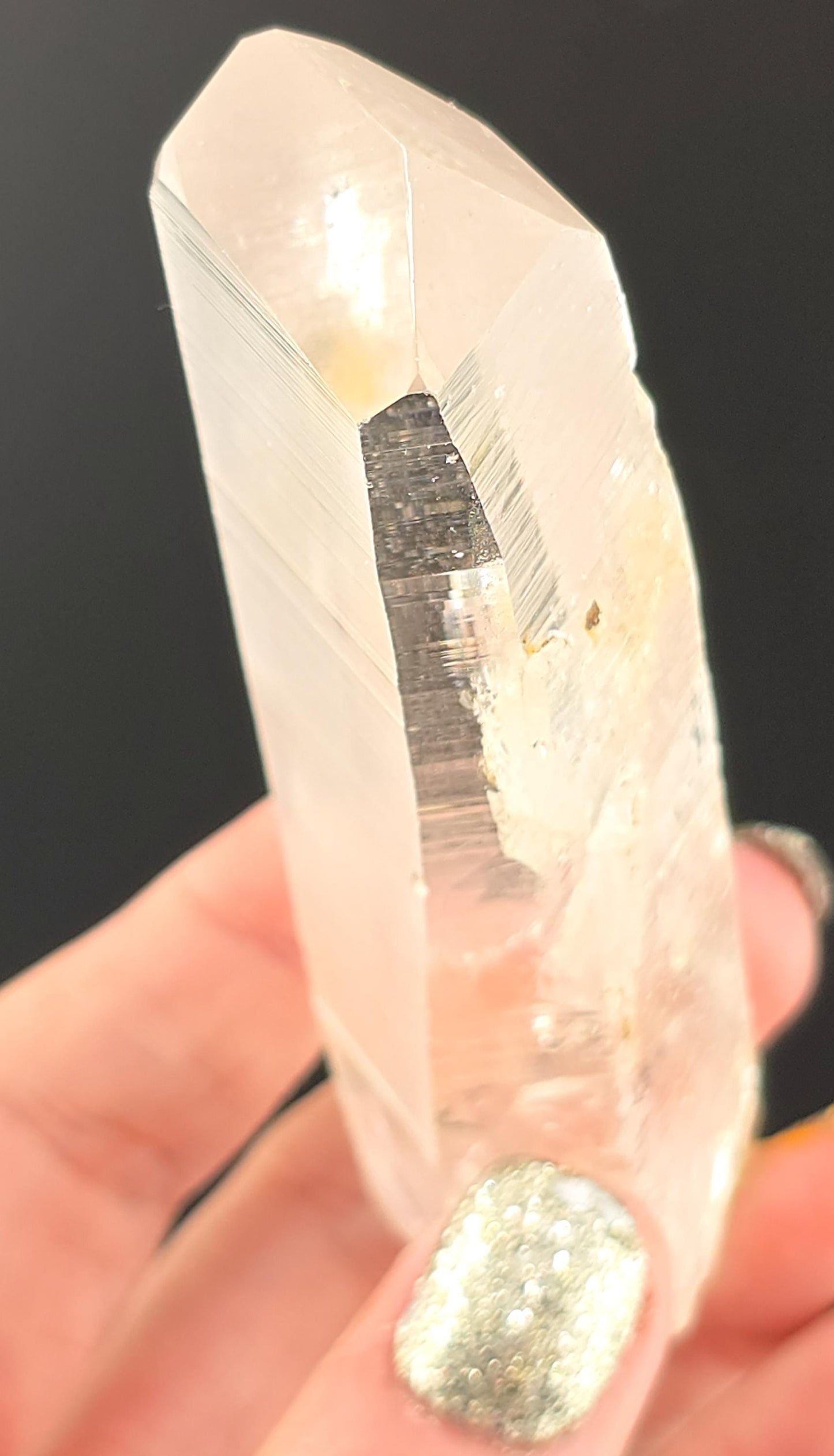 RARE TAPIAS Colombian Quartz with GALENA Inclusion | Manifestation
