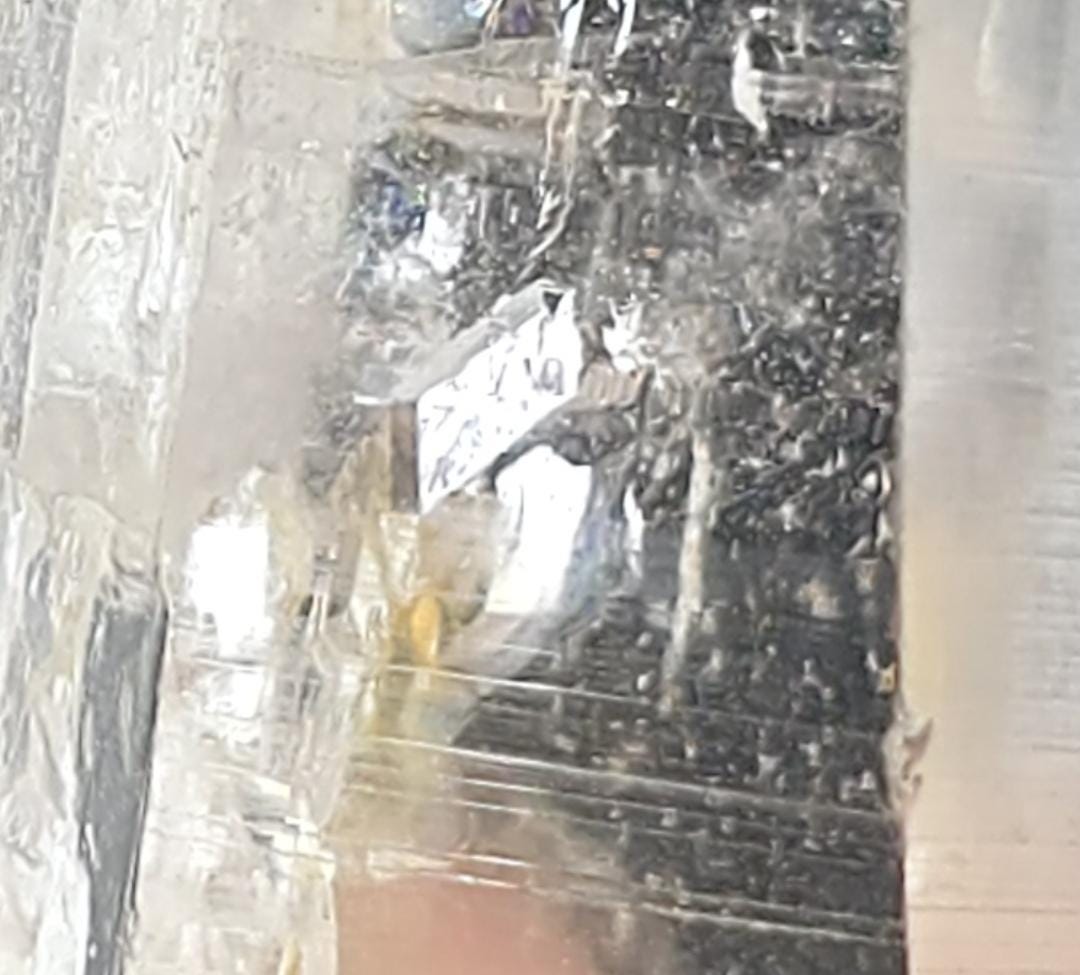 RARE TAPIAS Colombian Quartz with GALENA Inclusion | Manifestation